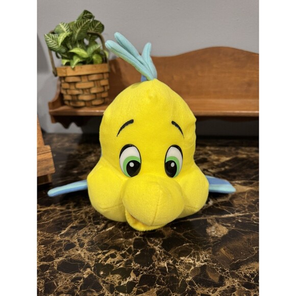 Disney Little Mermaid Flounder Stuffed Animal Plush (C) - Picture 1 of 6